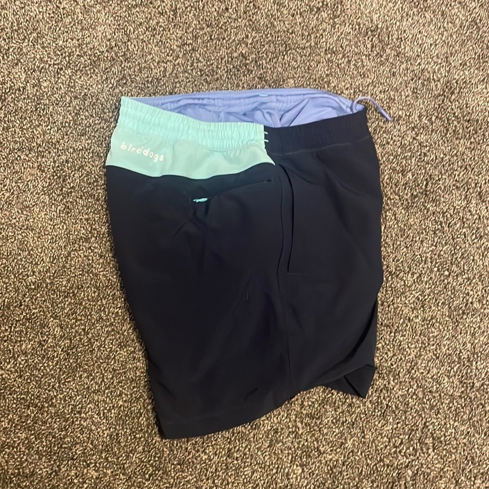 Birddogs shorts - navy and light blue